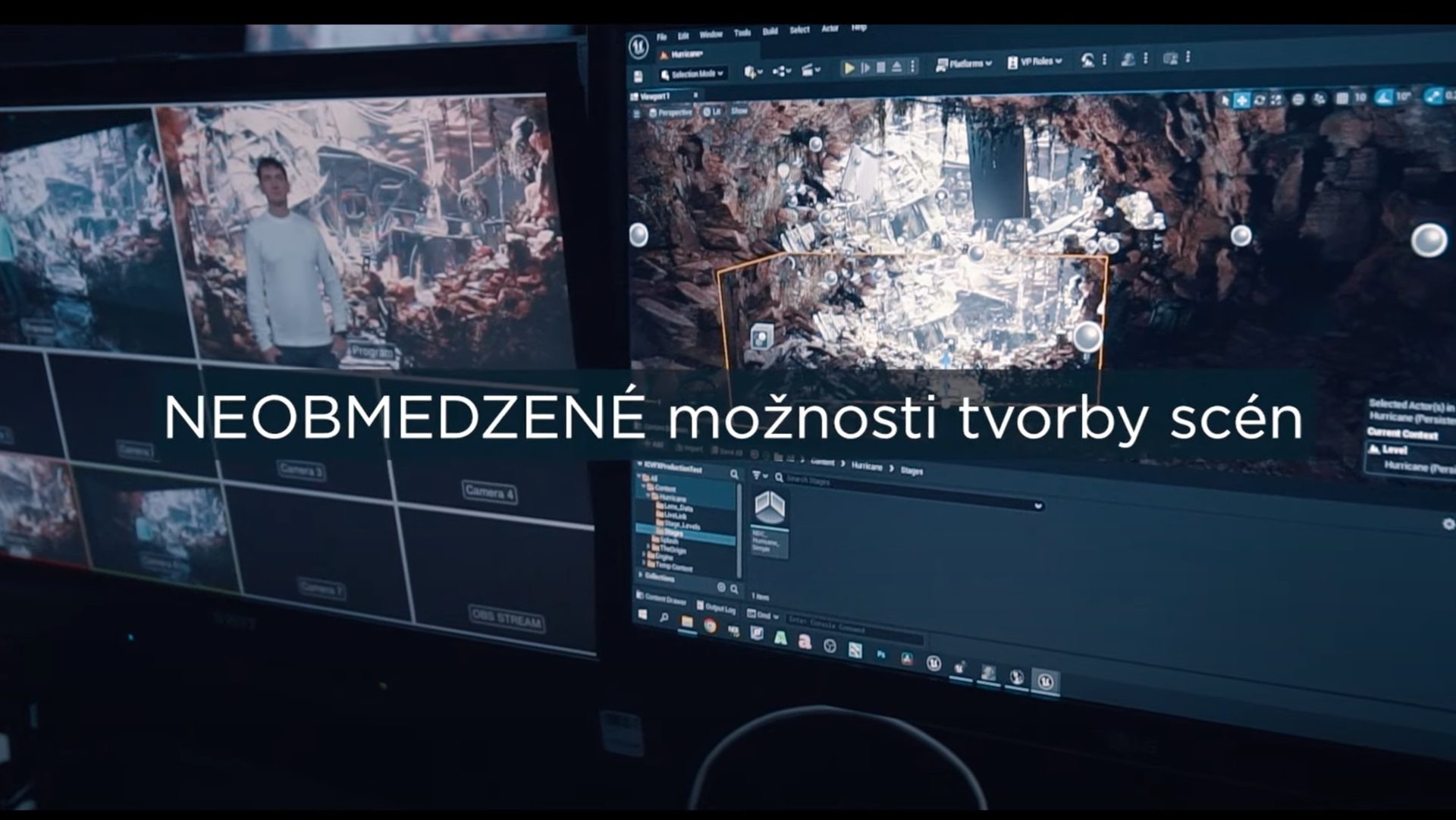 Creating digital scenes on a computer monitor