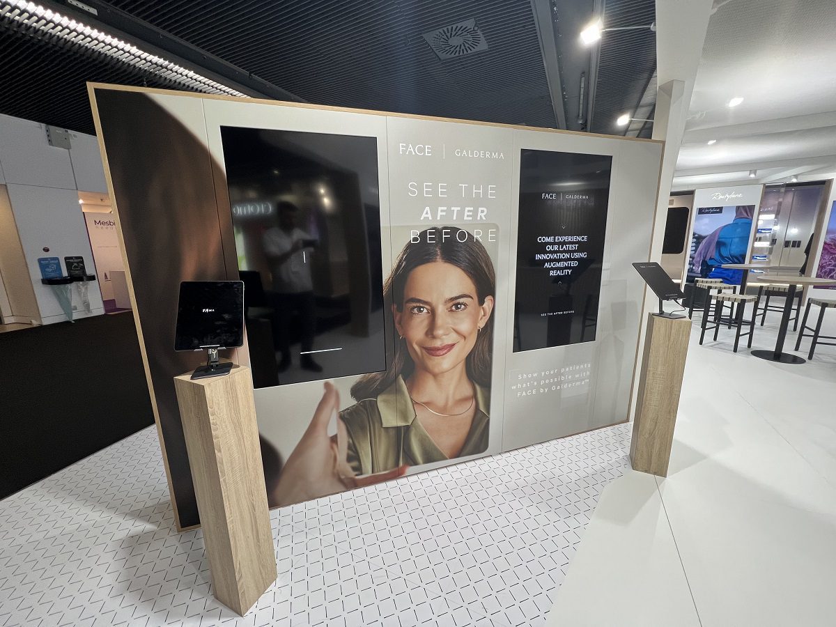 Galderma Paris_Ausstellung_LCD_LED_Bildschirme_Ipads