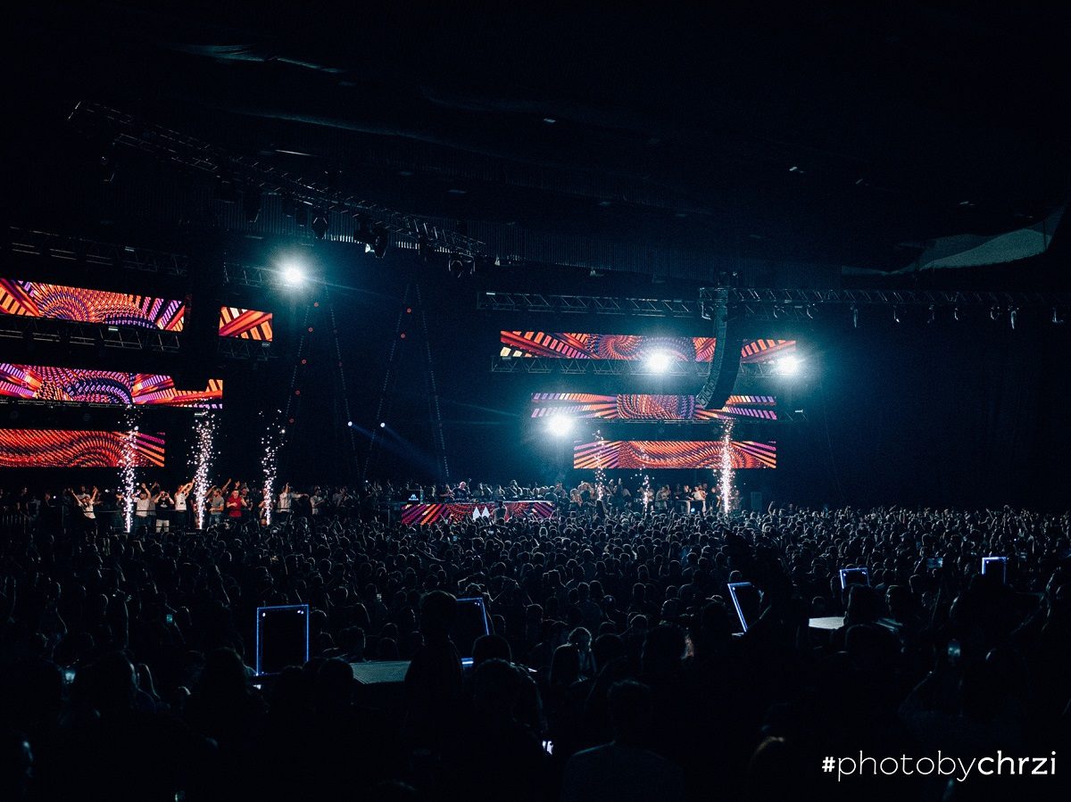 Hurricane_Boris Brejcha_Incheba_2022_Bühne_geführte Leinwände_Ton_Lichter_Effekte_technische Unterstützung_elektronische Musik_Tanzparty