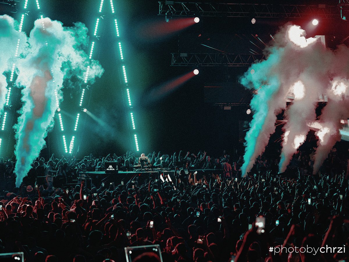 Hurricane_Boris Brejcha_Incheba_2022_technische Unterstützung_Bühne_Leinwände_meyer sound_Scheinwerfer_Effekte_Aldea