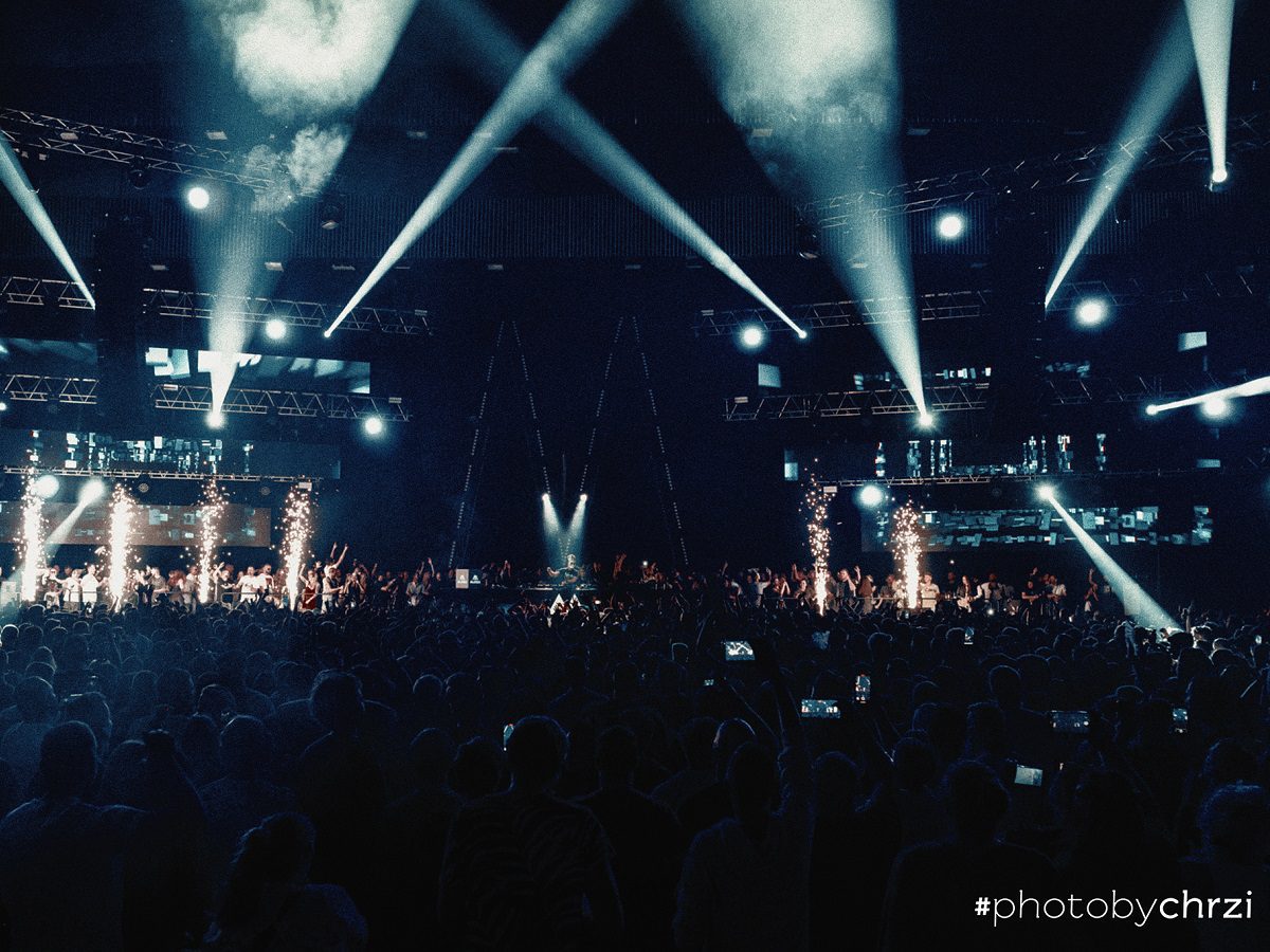 Hurrikan_Boris Brejcha_Incheba_2022_technische Unterstützung_Bühnenbildschirme_Ton_Lichter_Effekte