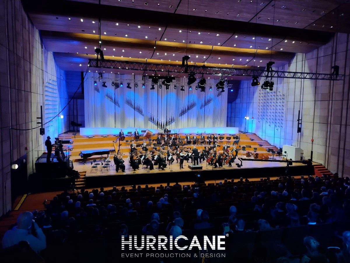 Hurricane_Symphonieorchester des Slowakischen Rundfunks_Konzerte unter der Pyramide_technische Sicherheit_Beleuchtung