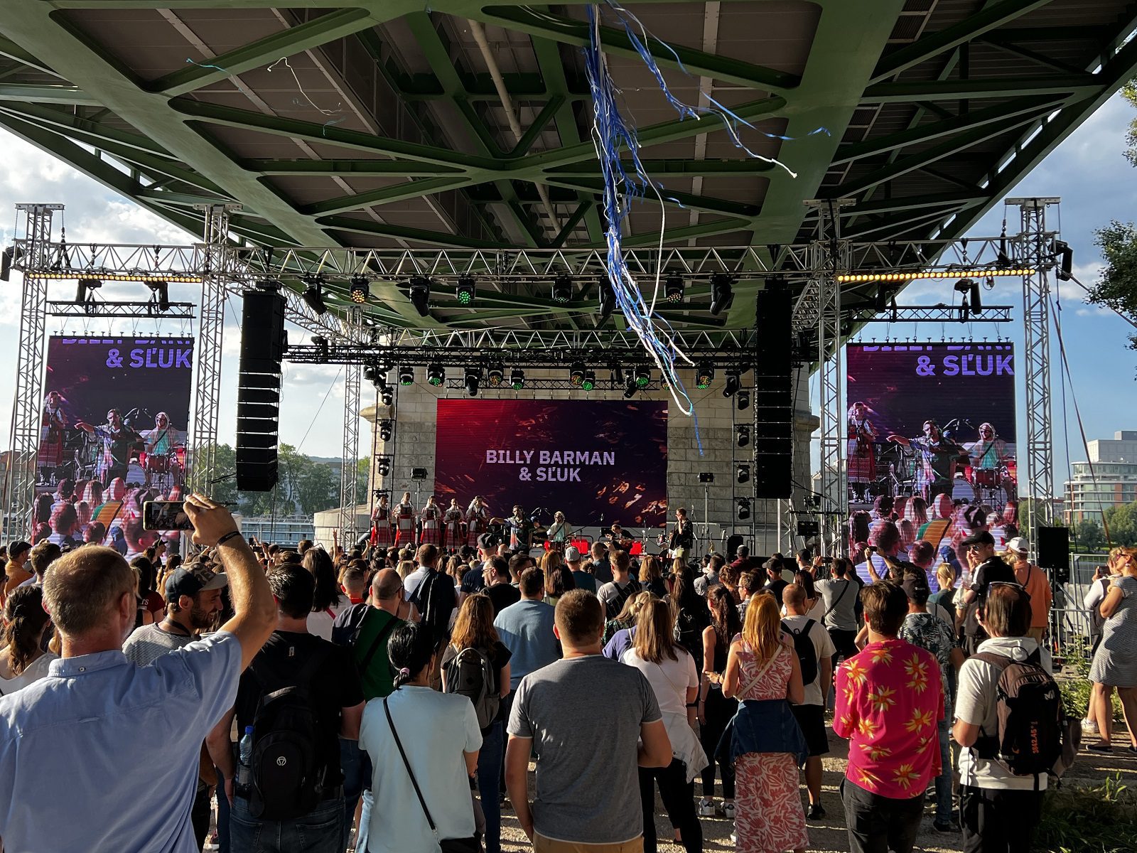 IBM party_Hurricane_Billy Barman_SLUK_podium_ozvucenie_osvetlenie_LED