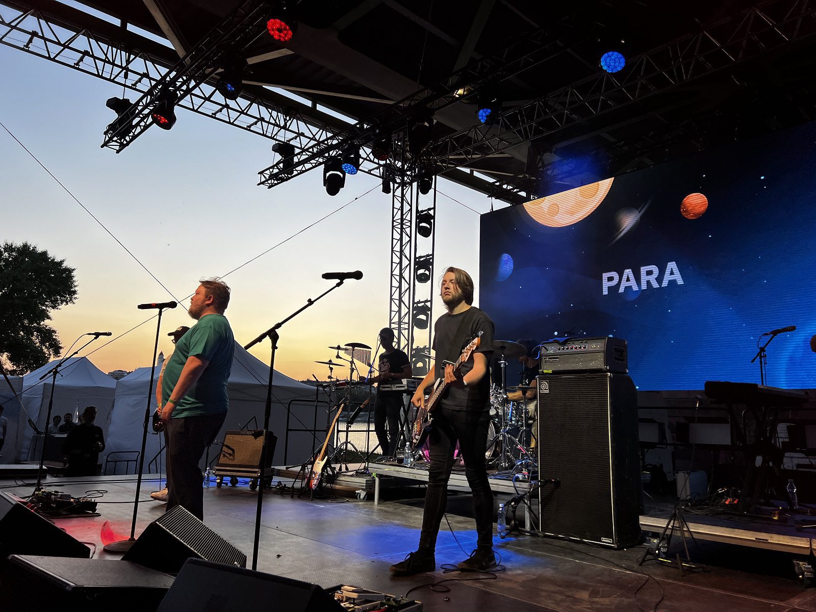 IBM party_Hurricane_Para_podium_ozvucenie_osvetlenie_LED