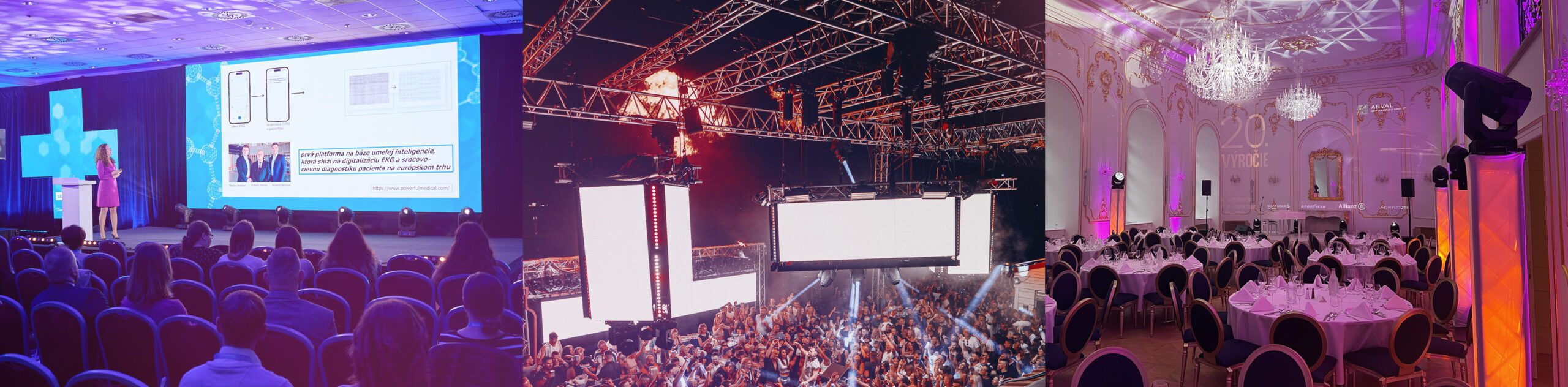 Konferenz in modernen Räumen mit hellen Farben