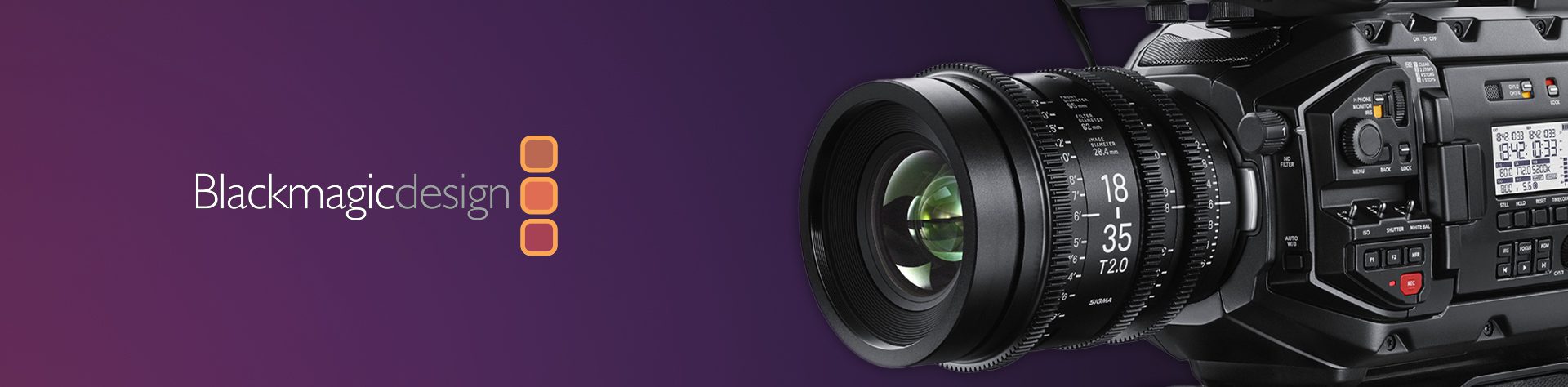 Blackmagic Design Professionelle Filmkamera