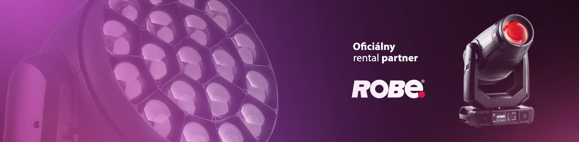 Official Lighting Rental Partner of Robe