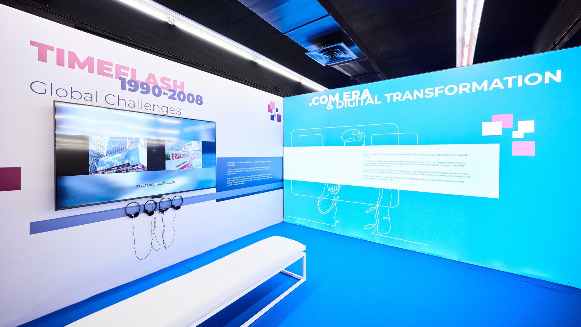 Ausstellung Globale Herausforderungen der digitalen Transformation 1990-2008