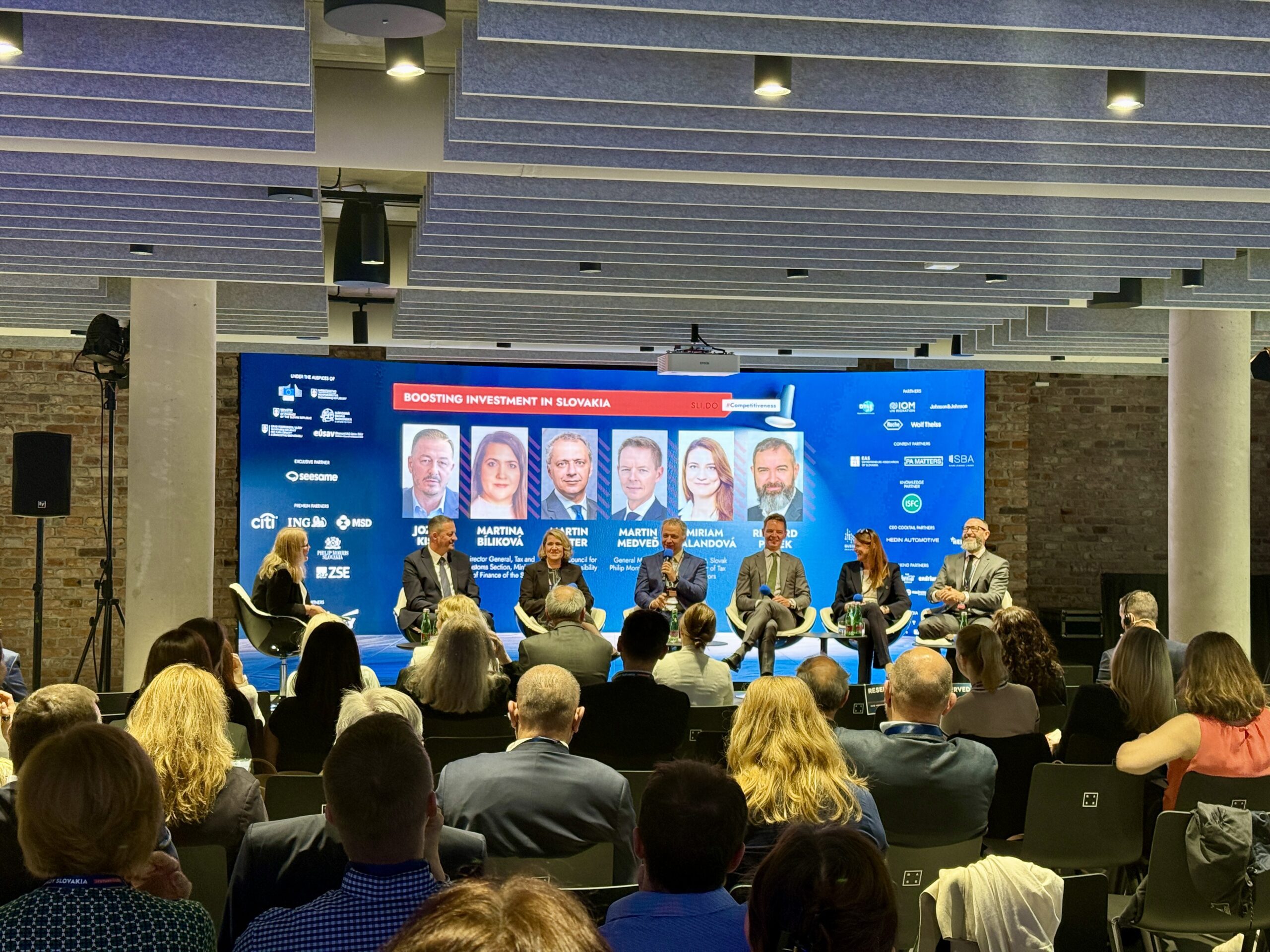 Amcham, Wettbewerbsfähige Slowakei, Basis, Jurkovičová, unilum, shure 01