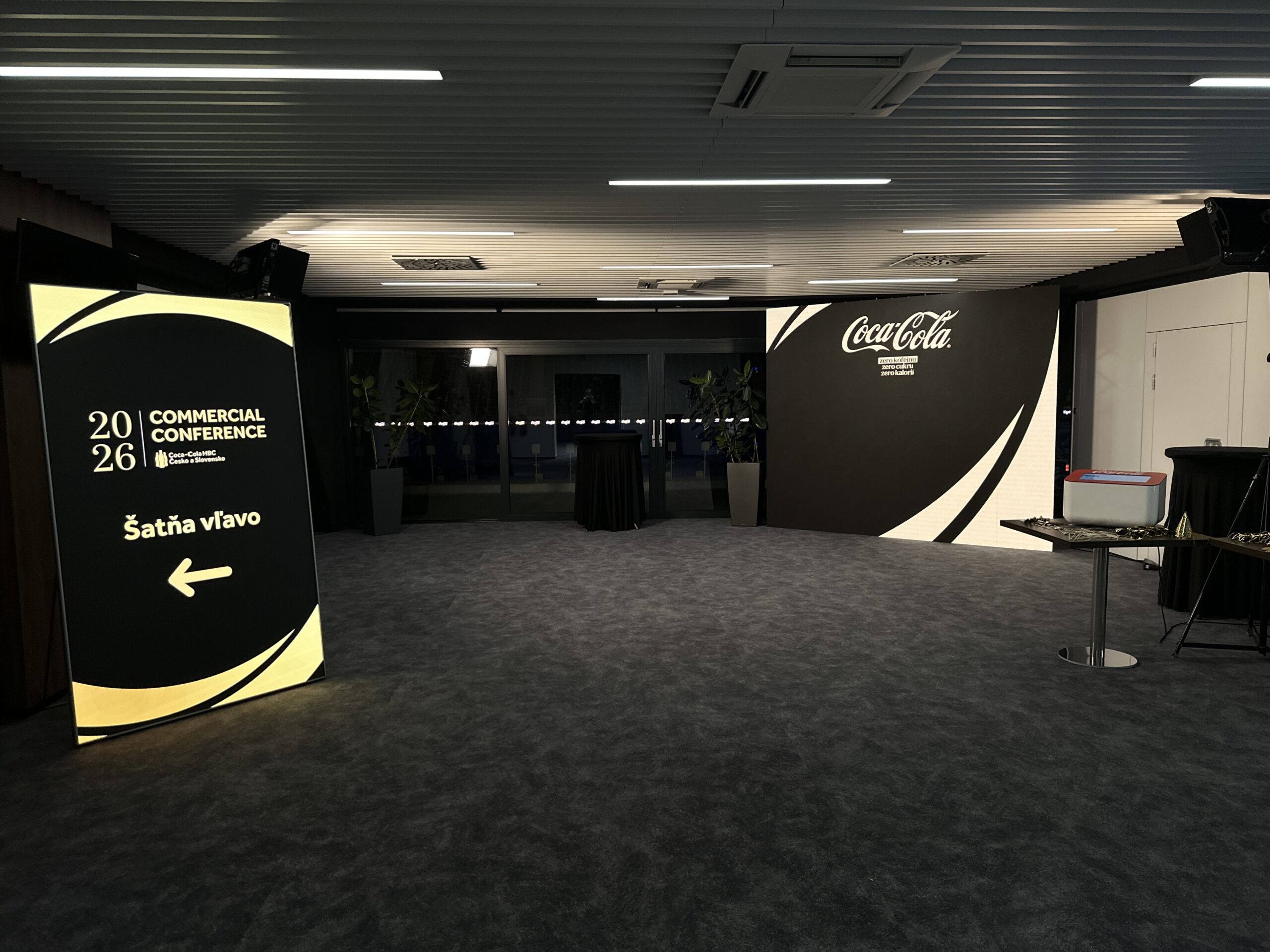 08 Coca Cola - Stadion, Glashine, Plakat