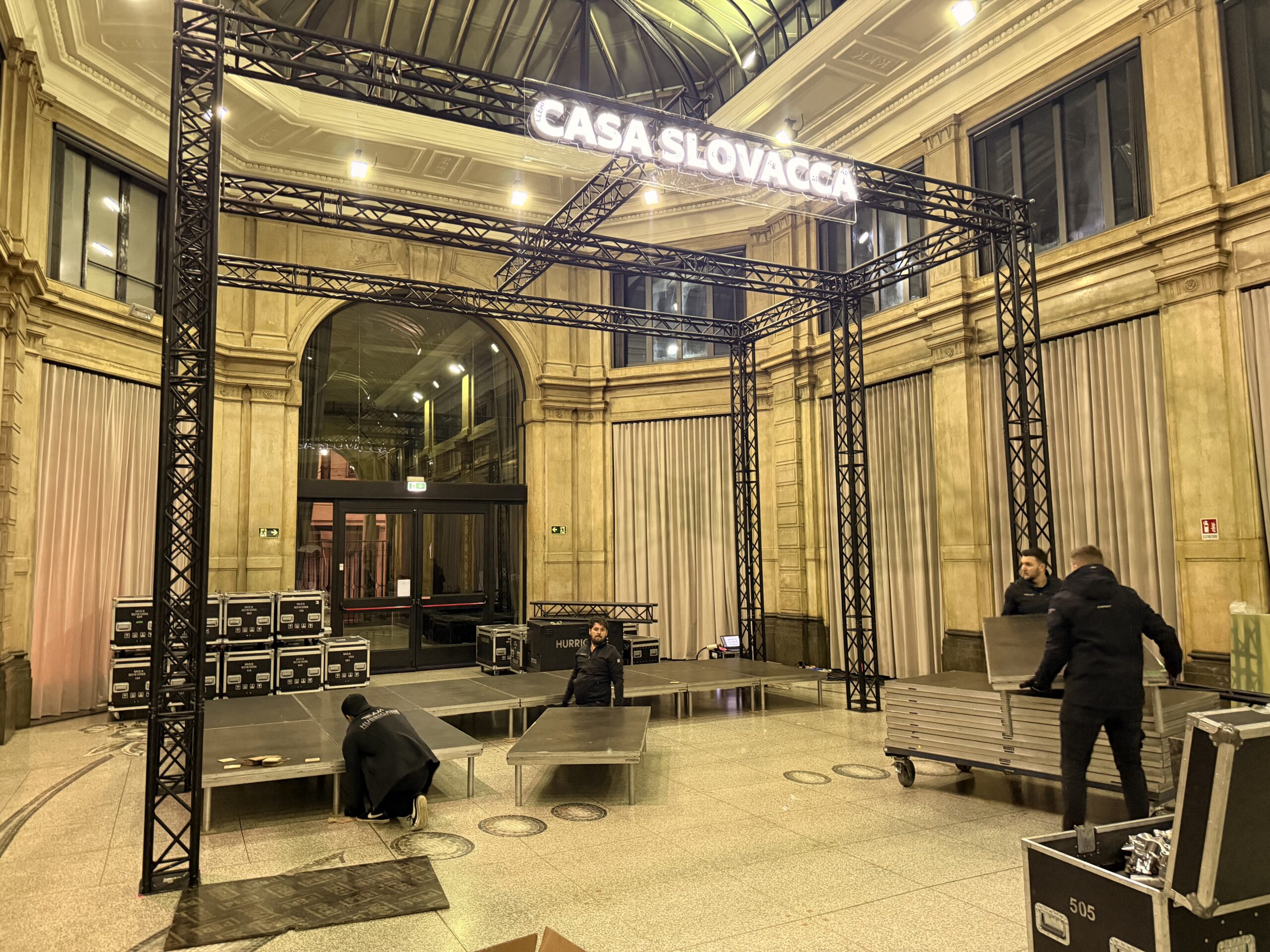 Casa Slovacca ZOH Milano - Podiumsset