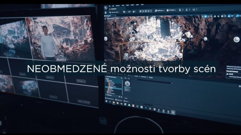 Tvorba digitálnych scén na monitore počítača