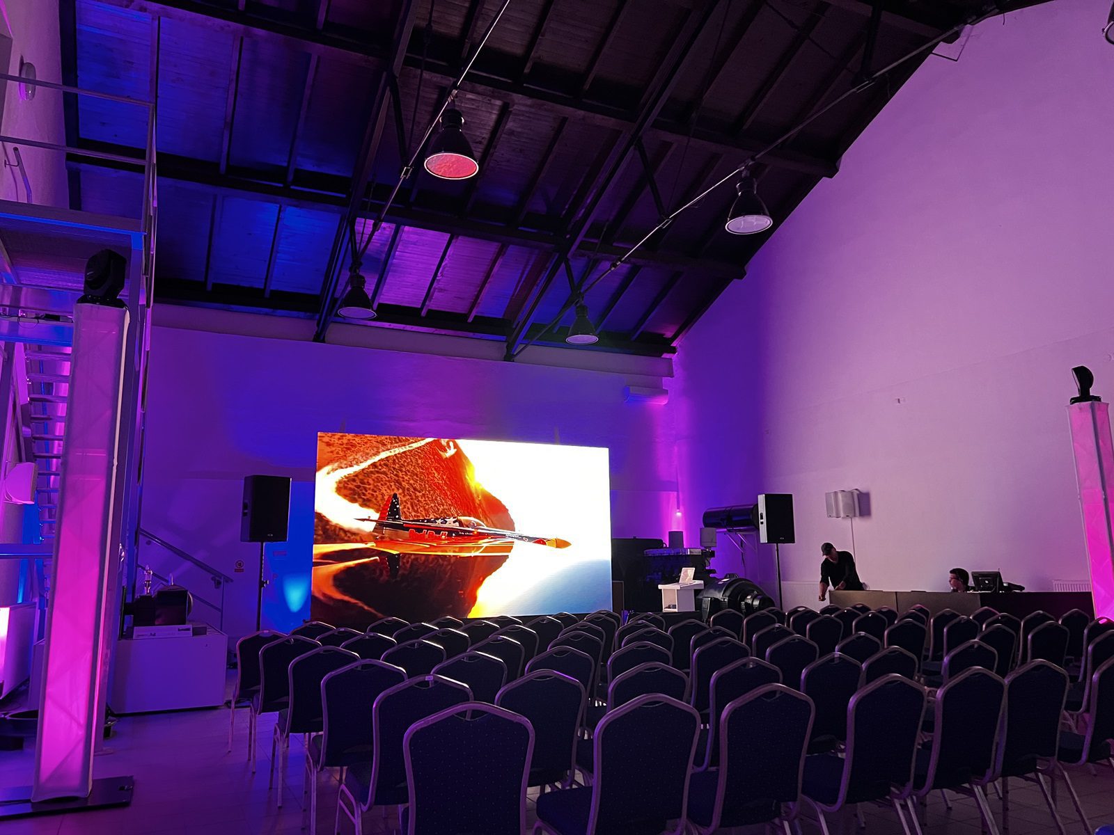 Hurricane_Testing United_conference_Led screen_sound_light_Bratislava