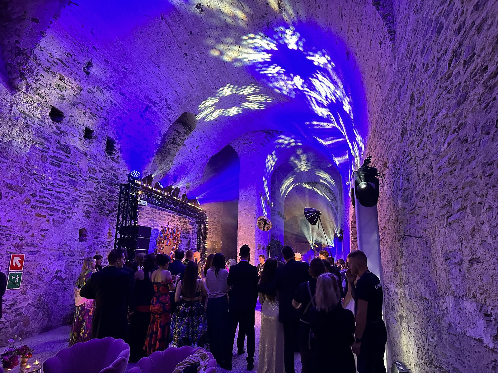 Wedding_Cerveny kamen_castle_Hurricane_Slovakia_light_sound_event production