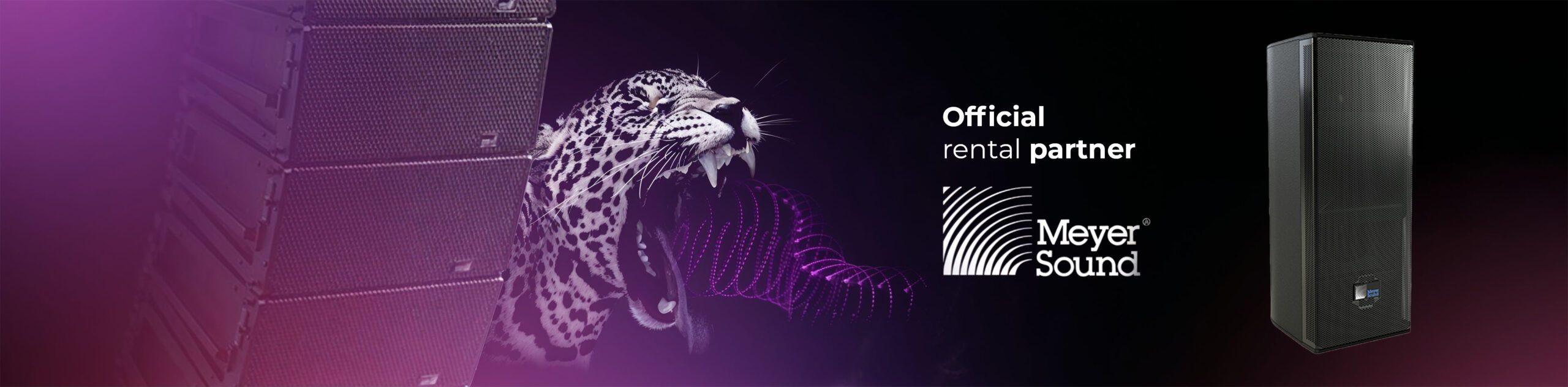 Official Sound Rental Partner of Meyer Sound