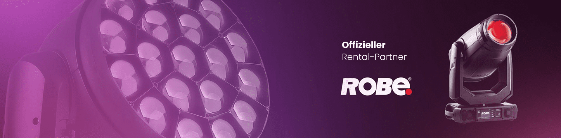 Offizieller Lichtverleih-Partner von Robe