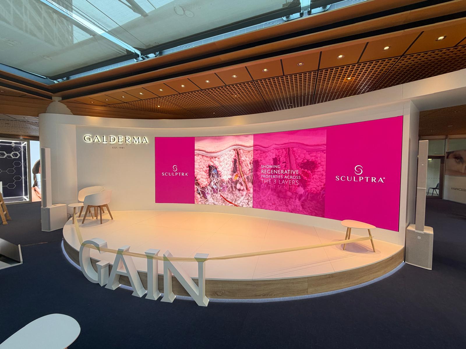 AMWC Monaco - Galderma Lounge unilumin (11)