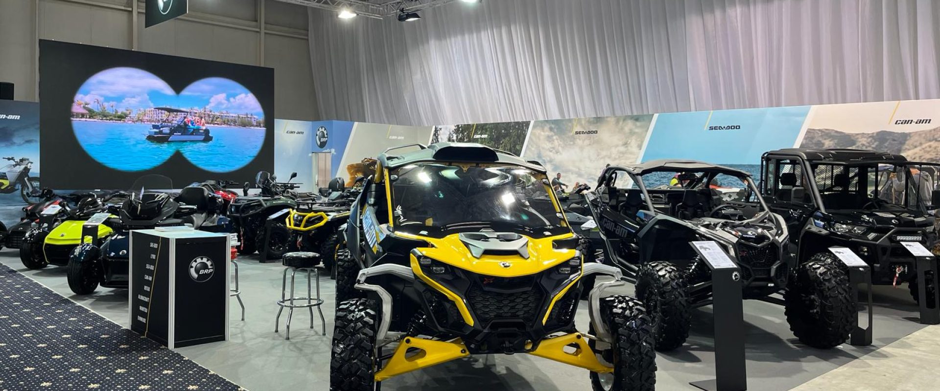 Hurricane_Motocykel 2024_Can-am_vystava_technicka podpora_LED obrazovka_Incheba