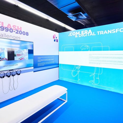 Ausstellungsfläche für digitale Transformation und Herausforderungen