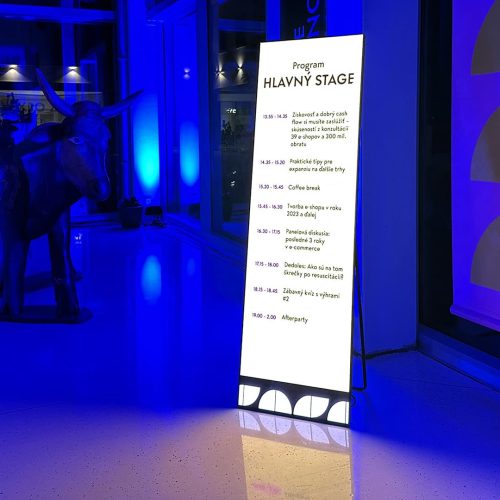 LED-Poster-Veranstaltung